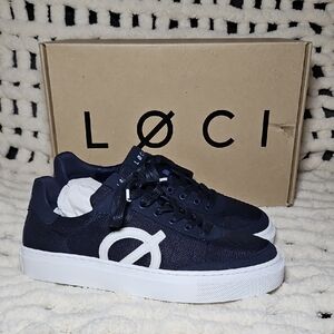 LØCI Fashion Navy Sneakers with Logo